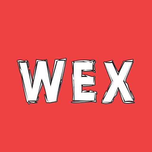 Wex on the beat. Wex. Wex биржа. Лого Wex. Wex надпись.